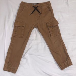 3T Khakis cargo jogger pants with pockets and spandex at waistline and ankles